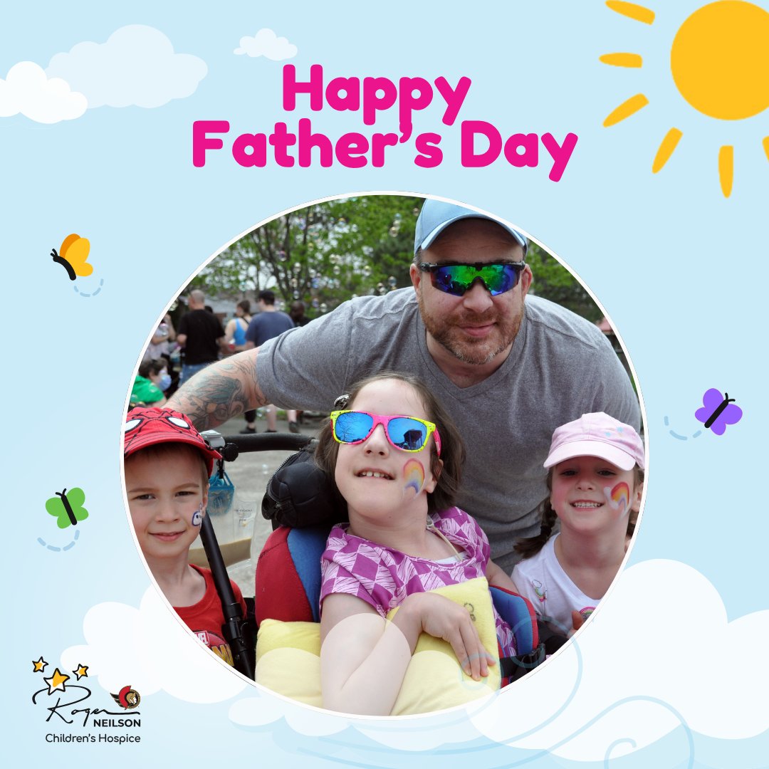 Today, we honour the incredible dads whose strength, love, and hope we get the priviledge to witness at Roger Neilson Children's Hospice. In every smile, hug, and quiet moment of comfort, we see just how deeply you love and care for your children.