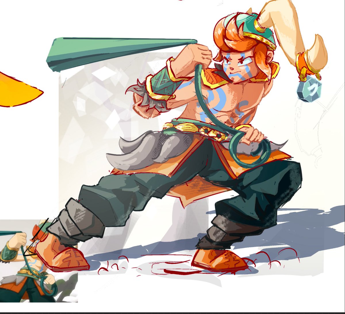 Guzz_lag's tweet image. ❄️Loki Chester❄️
#brawlstarsfanart #BrawlStarsart