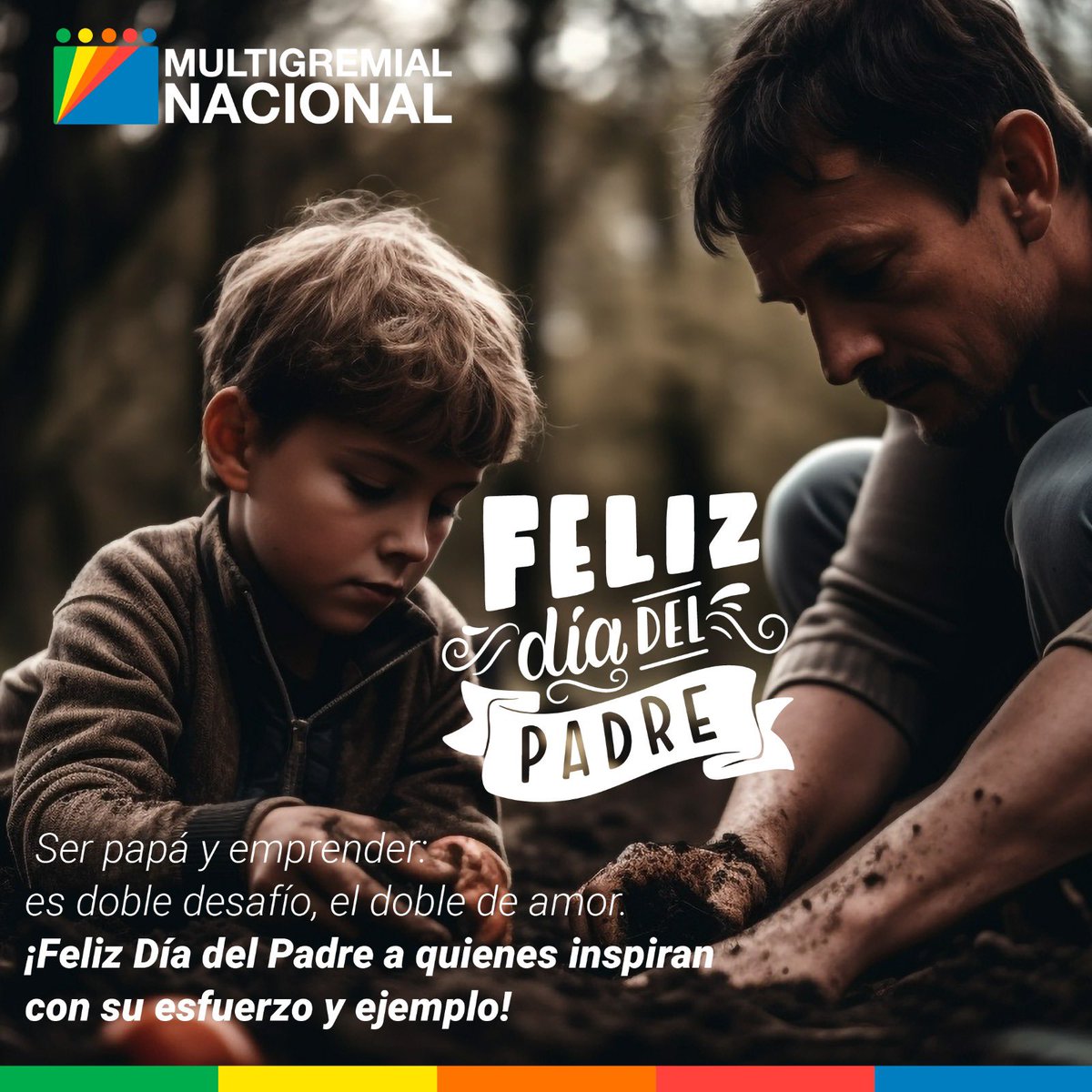 👨‍👧‍👦💼 Feliz Día del Padre

En la Multigremial Nacional celebramos a todos los padres emprendedores, trabajadores, líderes y luchadores.

Porque ser papá y emprender es un doble desafío… y también, el doble de amor.

¡Gracias por inspirarnos cada día con su esfuerzo y ejemplo!