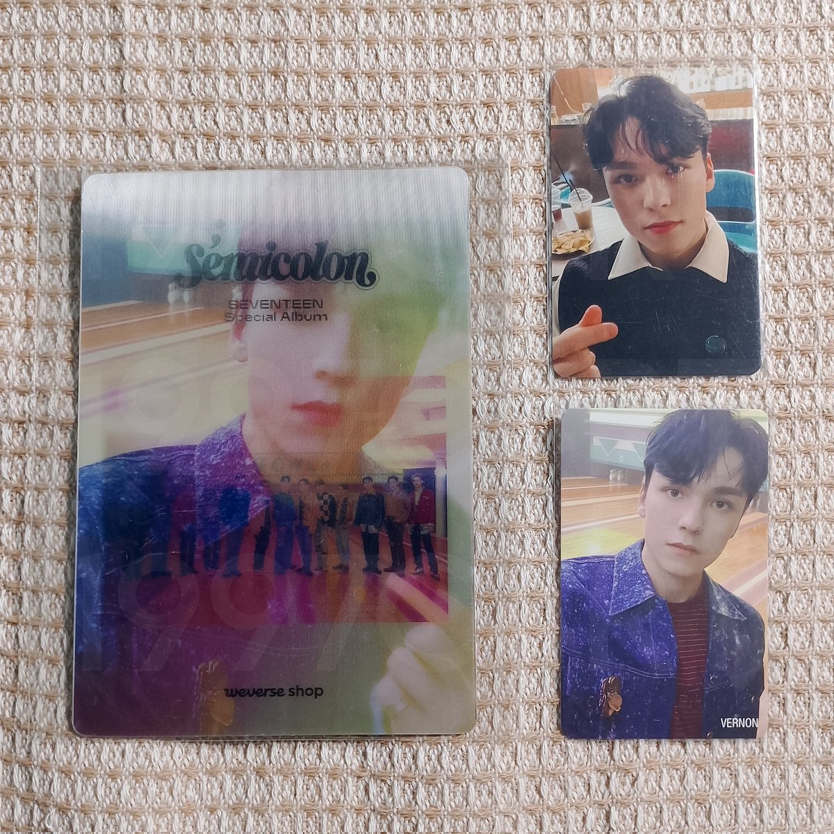 1997C4RT's tweet photo. wts lfb ph

🫧 seventeen 'semicolon' pob (weverse, yes24/interpark &amp; hmv) - 500 set

— x sensi
— dm for condi

reply/dm to claim ^^

t. svt lenticular lenti photocard pc vernon https://t.co/xuuIncu2yA