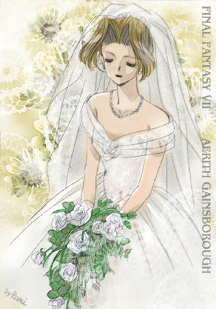 I guess thats what we want to see. -by Rumi (1999/2000) #Aerith #FinalFantasyVII #Clerith