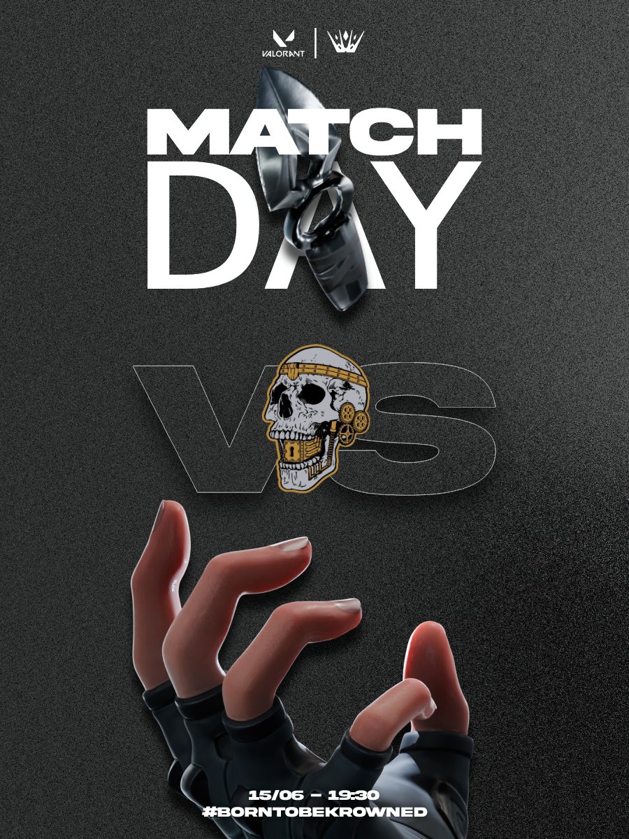 🚨 #GAMEDAY 19:30 | FINAL #CLUTCHSERIES

Hoy se tiene que usar el Kit de primeros auxilios y nosotros no lo queremos 😋

🆚 <a href="/eSport_Inmortal/">Inmortal eSports</a> 
📺 twitch.tv/krownclub

🩶 <a href="/marbexz/">KRW Marbexz</a>
🩶 <a href="/tiitoorr/">KRW titoR</a>
🩶 <a href="/PA1NXO/">EXØ</a>
🩶 <a href="/titoankurt/">KRW k6</a>
🩶 <a href="/seiyeer/">Seiyeer</a>

🩶 <a href="/cartococ_/">Cartococ</a>
💼 <a href="/KantooVAL/">Kantoo🦦</a>

#BornToBeKrowned