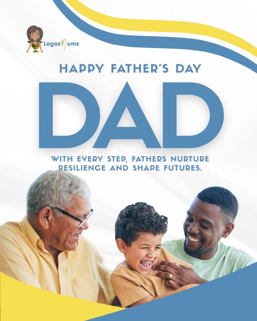 As we celebrate Father’s Day, we honour the men who stand strong beside us: nurturing resilience in their children and shaping the future with love, wisdom, and quiet strength. 💙

#LagosMums #FathersDay2025 #NurturingResilience #ShapingFutures  #FatherhoodMatters