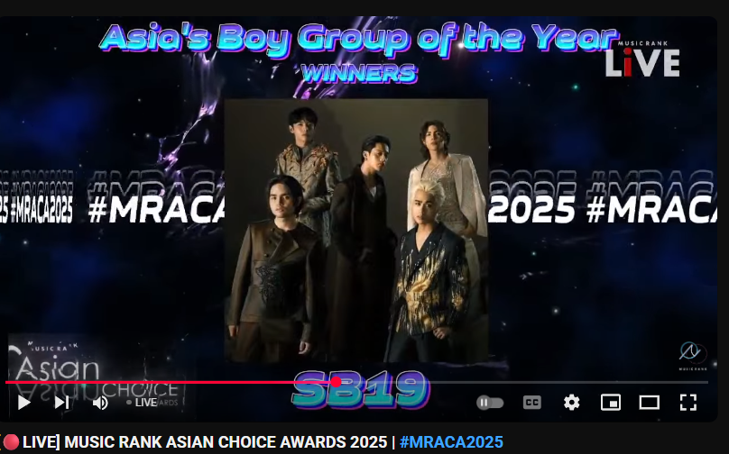 bon_scie's tweet photo. SB19 wins 3 awards at the Music Rank Asian Choice Awards 2025! JP🇯🇵✨
🏆 Asia's Boy Group of the Year
🏆 P-Pop Boy Group of the Year
🏆 Asia's Global Fan Choice

Truly grateful for this recognition. Another meaningful milestone for SB19 and A’TIN💙
#MRACA2025 #SB19 @SB19Official https://t.co/jJwsVvA2a8