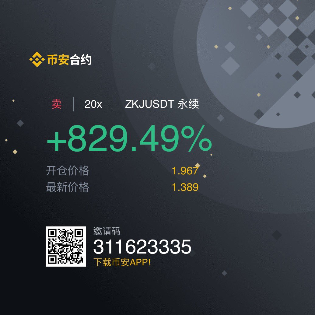 $ZKJ 如约开始瀑布…