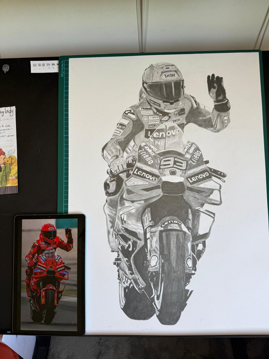 Colin ๐ฌ๐ง๐ฎ๐ฑ (@bikercolincol) on Twitter photo My wife <a href="/coffeegirl0824/">Coffee Girl ๐ฌ๐ง</a> loves drawing and has been working on this for me for Father's Day. It's not fully finished, but I think it's awesome. Yes, it's Marc Marquez as I am a MM93 fan. Really proud of you darling. My wife <a href="/coffeegirl0824/">Coffee Girl ๐ฌ๐ง</a> loves drawing and has been working on this for me for Father's Day. It's not fully finished, but I think it's awesome. Yes, it's Marc Marquez as I am a MM93 fan. Really proud of you darling.