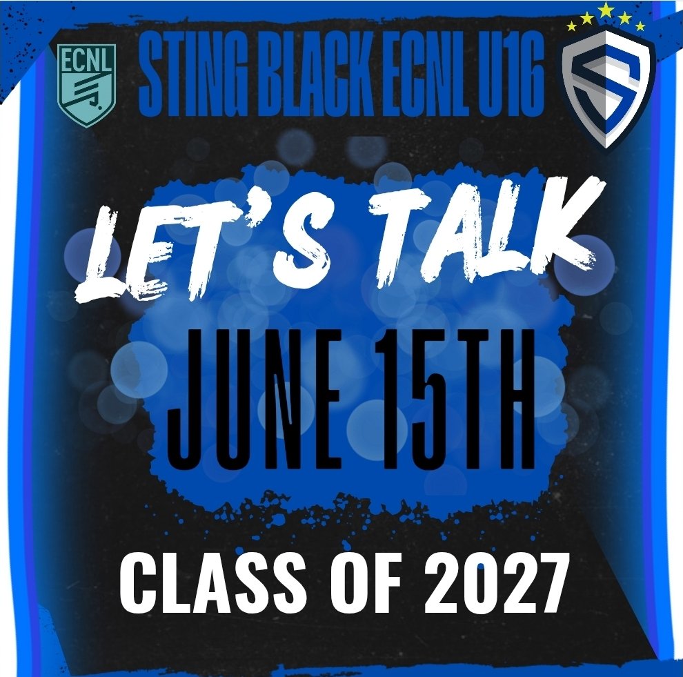 Sting Black 09G ECNL (@stingblkecnl09) on Twitter photo The girls are excited to connect with you! #june15
<a href="/ken__soccer7/">Kennedy b</a> <a href="/Ronelyse21/">Ronelyse Hartfield</a> <a href="/2027addison/">Addison Smith</a> <a href="/BeamonTatiyana/">Tatiyana Beamon</a> <a href="/maya_nohr/">maya nohr</a> <a href="/KalaniB_10/">Kalani Brundage</a> <a href="/katiepinto2027/">Katie Pinto</a> <a href="/yanasa_o06/">Yanasa O</a> @bellavallone @evelynrico <a href="/NatKScott20/">Natalie Scott</a> <a href="/SamTovar_17/">Sam</a> <a href="/cotten_lulu3/">Olivia Cotten</a> <a href="/addyson_perez21/">Addyson Perez</a> <a href="/Taylor_R11/">Taylor Richardson</a> <a href="/Josiejuvera/">Josie</a> The girls are excited to connect with you! #june15
<a href="/ken__soccer7/">Kennedy b</a> <a href="/Ronelyse21/">Ronelyse Hartfield</a> <a href="/2027addison/">Addison Smith</a> <a href="/BeamonTatiyana/">Tatiyana Beamon</a> <a href="/maya_nohr/">maya nohr</a> <a href="/KalaniB_10/">Kalani Brundage</a> <a href="/katiepinto2027/">Katie Pinto</a> <a href="/yanasa_o06/">Yanasa O</a> @bellavallone @evelynrico <a href="/NatKScott20/">Natalie Scott</a> <a href="/SamTovar_17/">Sam</a> <a href="/cotten_lulu3/">Olivia Cotten</a> <a href="/addyson_perez21/">Addyson Perez</a> <a href="/Taylor_R11/">Taylor Richardson</a> <a href="/Josiejuvera/">Josie</a>