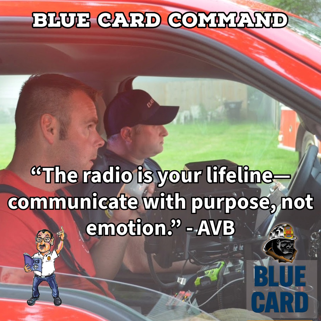 🔥 Blue Card: A Command System That Works
Don’t gamble with firefighter safety. Blue Card is a command system built on critical factors, good decisions, and proven training — not testosterone and luck.
Install a system. Serve effectively.  Protect your people. #BlueCardCommand