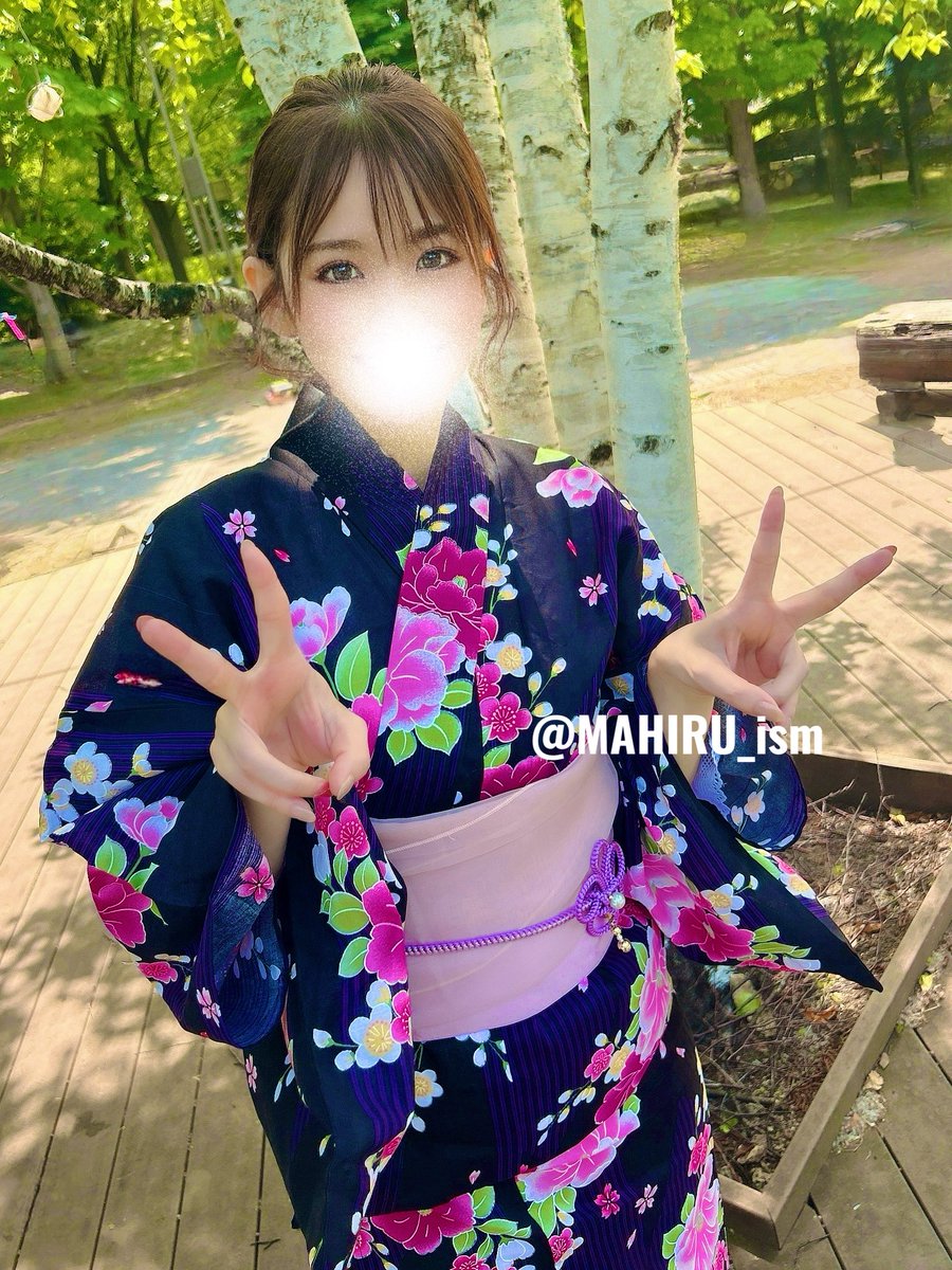 北海道神宮祭に行ってきた♥
久しぶりの浴衣にウッキウキ