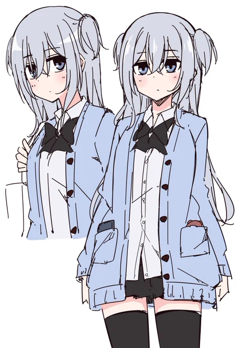 性癖に股間を任せてキャラデザこねくり廻してる
