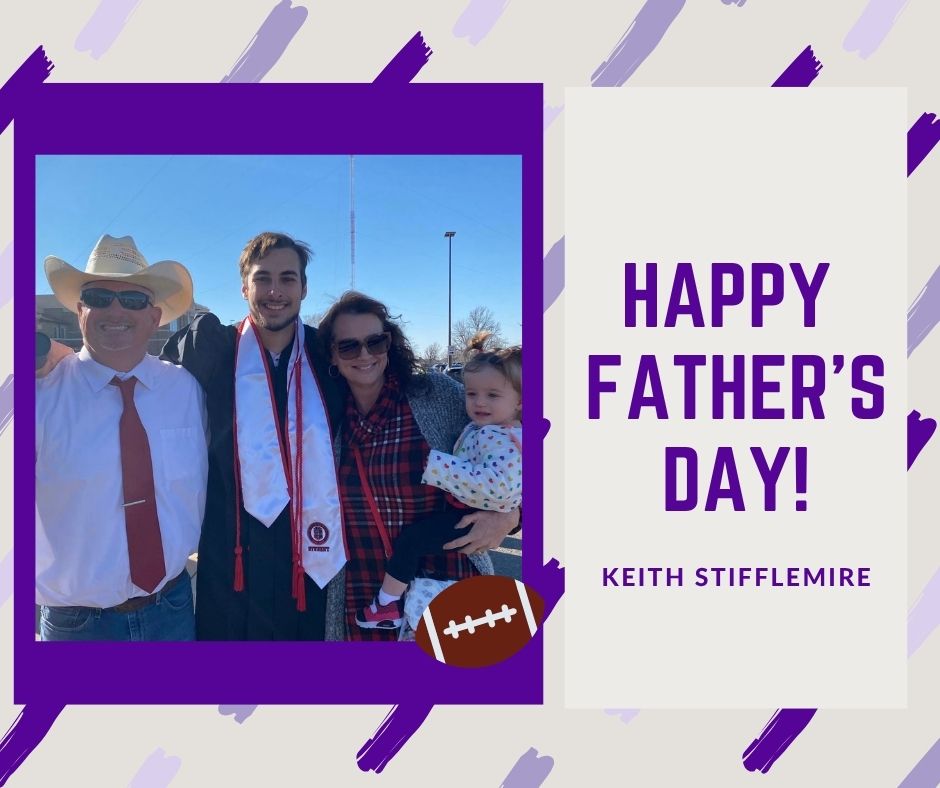 CruFootball's tweet image. 💜 happy father&apos;s day 💜