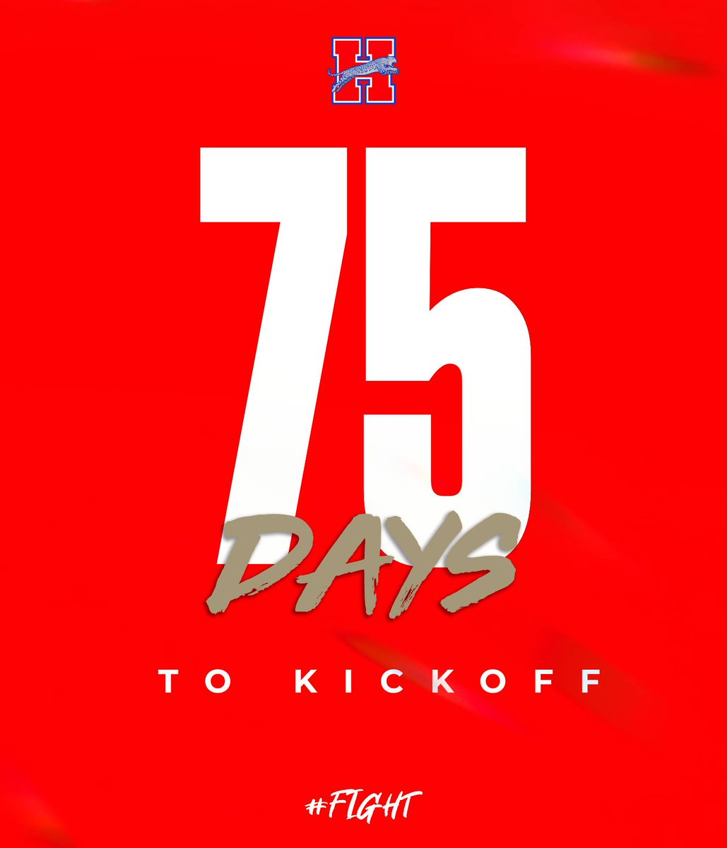 75 DAYS until the Jaguars kickoff at home vs. Stephenville at MISD Stadium!

#FIGHT
