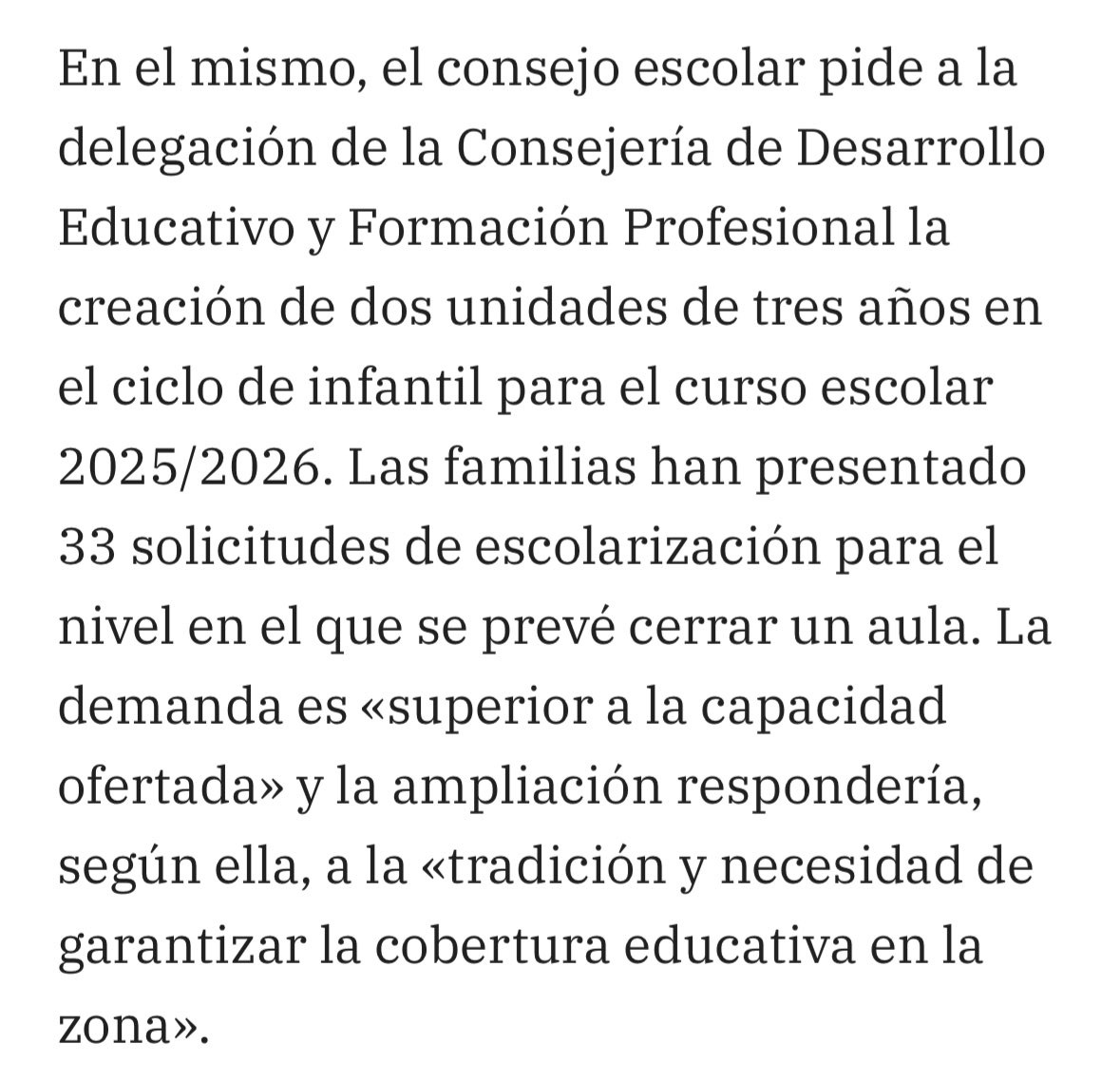 Tiene usted la desfachatez de decir que “a ustedes les parece poco todo lo que hagamos desde la Junta de Andalucía” en educación mientras que al CEIP Al-Zawiya de La Zubia les cerrasteis un aula de 3 años para este curso y para el siguiente les vais a cerrar otra 🙆🏻‍♀️