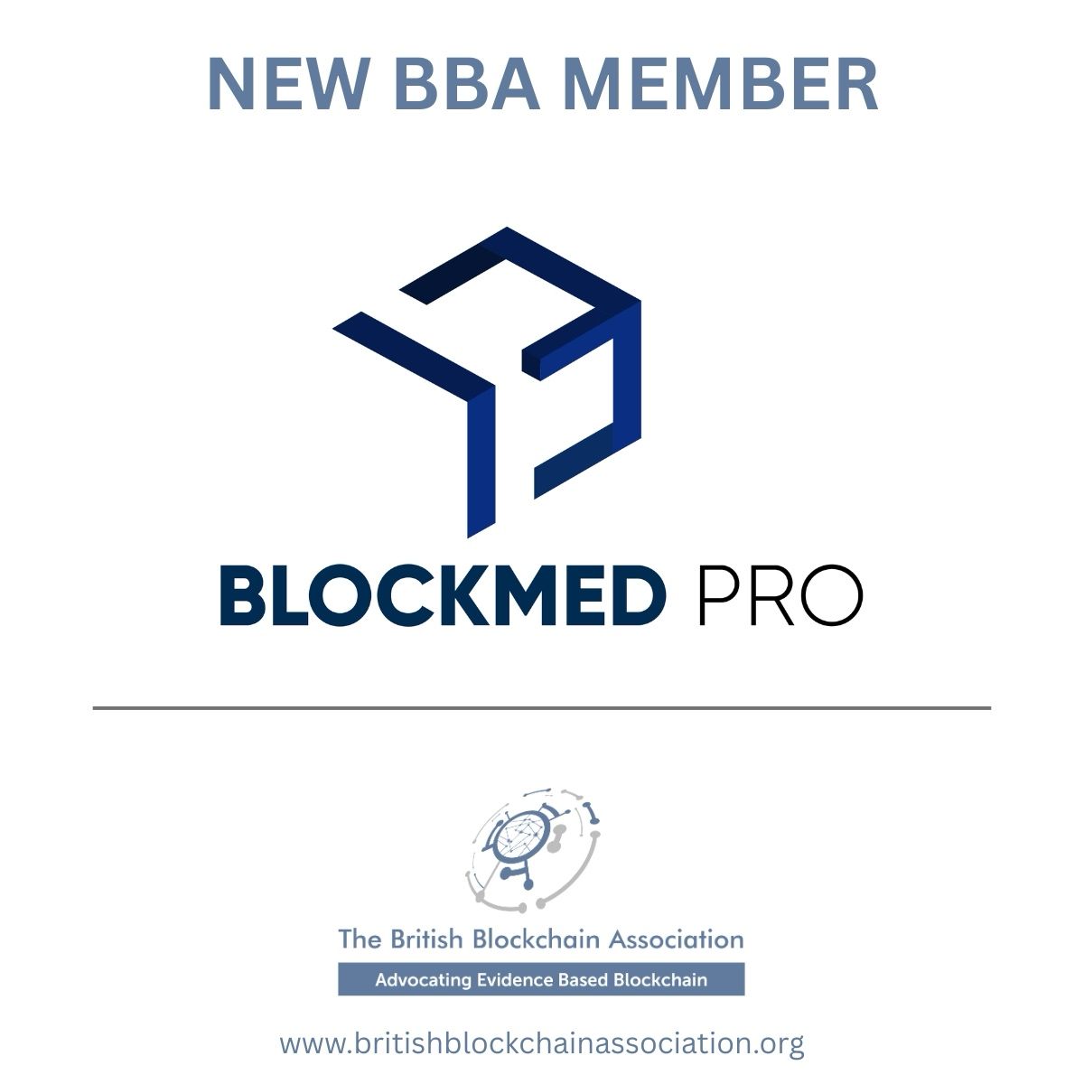 The British Blockchain Association tweet media