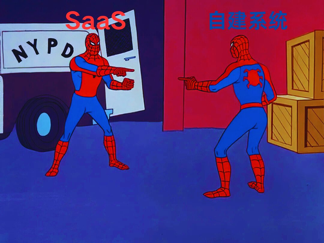 SaaS Vs 自建系统
