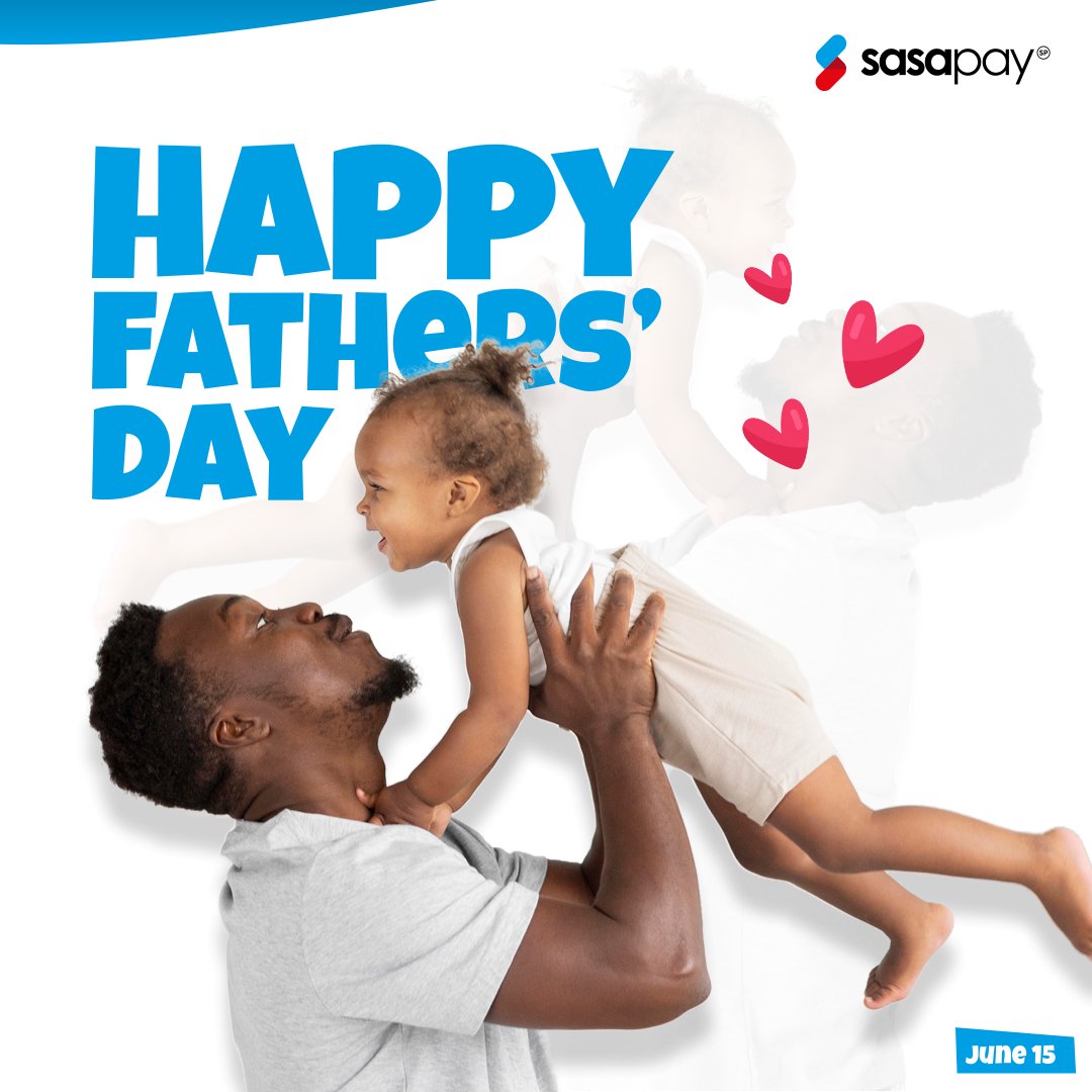 Dads: Our first heroes, our forever role models and yes, masters of the worst jokes.😄  Send love this Father’s Day with SasaPay.

Happy Father’s Day!

#SasaPay #UnlockingOpportunities #TransformingLives #FathersDay
