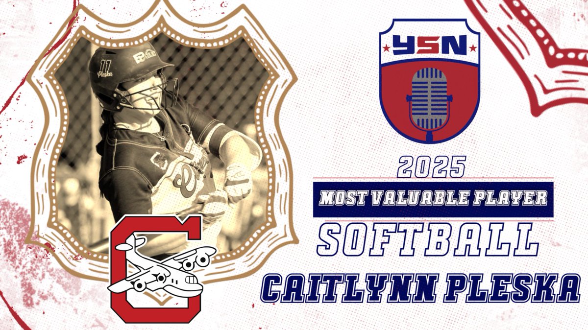 Congratulations to the 2025 YSN Softball Co-Most Valuable Player of the Year: Caitlynn Pleska of Columbiana