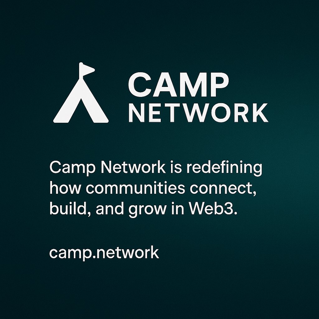 UsenEkanem92965's tweet image. From DAOs to creators, Camp Network gives you everything to launch and scale your Web3 tribe.
💡 Identity. Tools. Trust.
🧭 @campnetworkxyz
#CampNetwork #Web3Community #OnchainTools