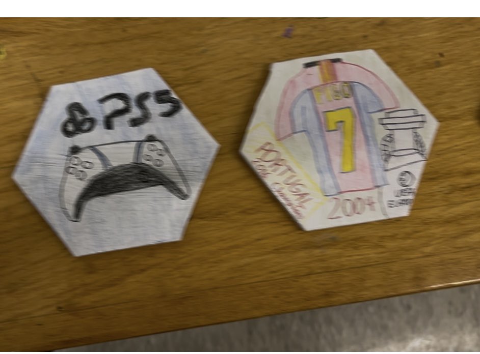 MsLiuzzi's tweet photo. The students make coasters for Father’s Day! Happy Sunday everyone! @transfigtcdsb https://t.co/lJQAuHuqYg