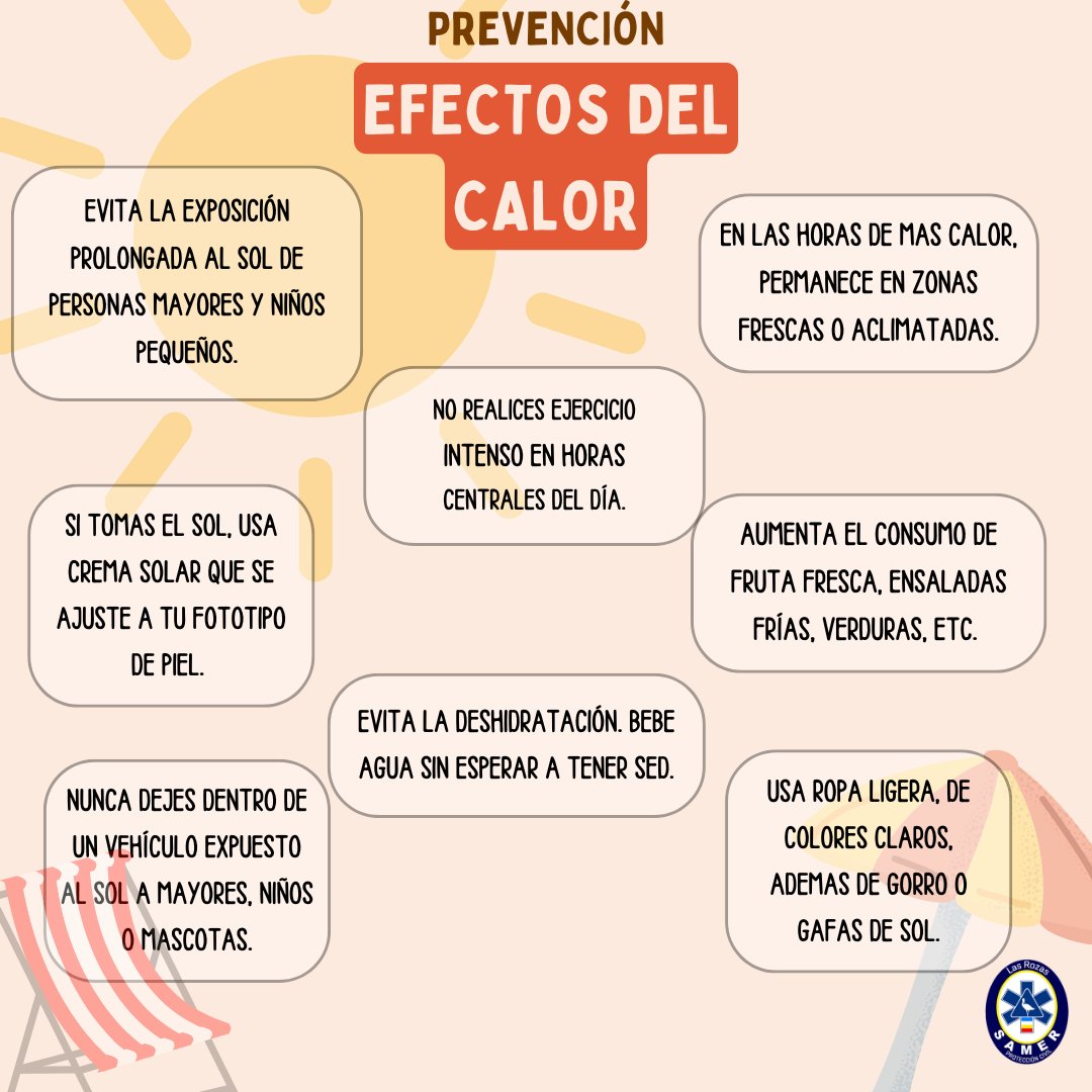 ℹ️⚠️ <a href="/AEMET_Madrid/">AEMET_Madrid</a> <a href="/AEMET_Esp/">AEMET</a> activa #aviso amarillo 🟡 por altas temperaturas para mañana lunes y pasado martes, entre 13:00 y 20:59 horas. 
Muchas precaución en las horas centrales del día.