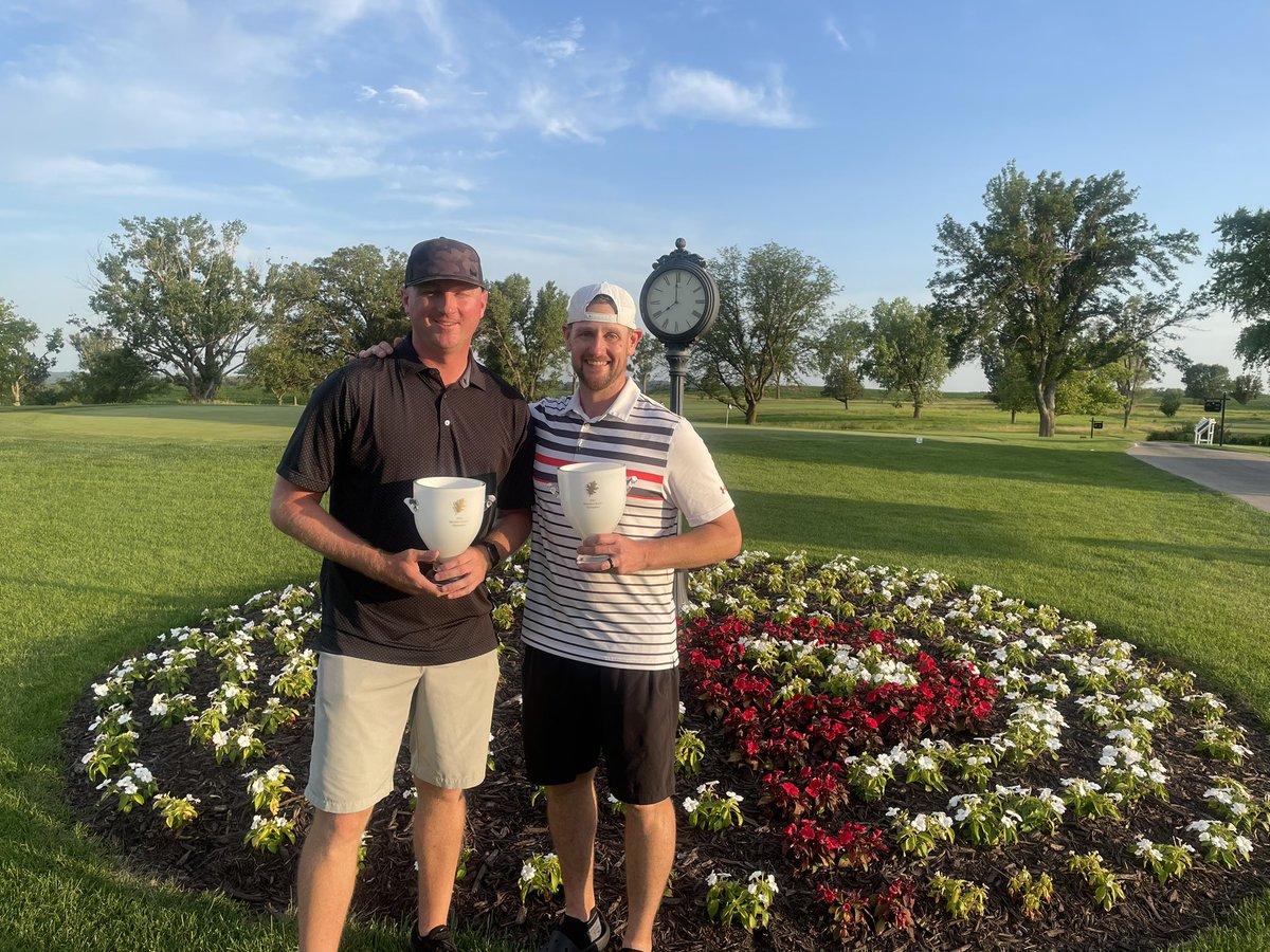 Our 2025 #SummerDaze Member Guest Champions: James Wrigley and Rick Lebeda! Thank you to all that played in our event this year. We’ll see you next year during the club’s 60’s anniversary! #PGC2025 #MemberGuest #MemberGuestChamps