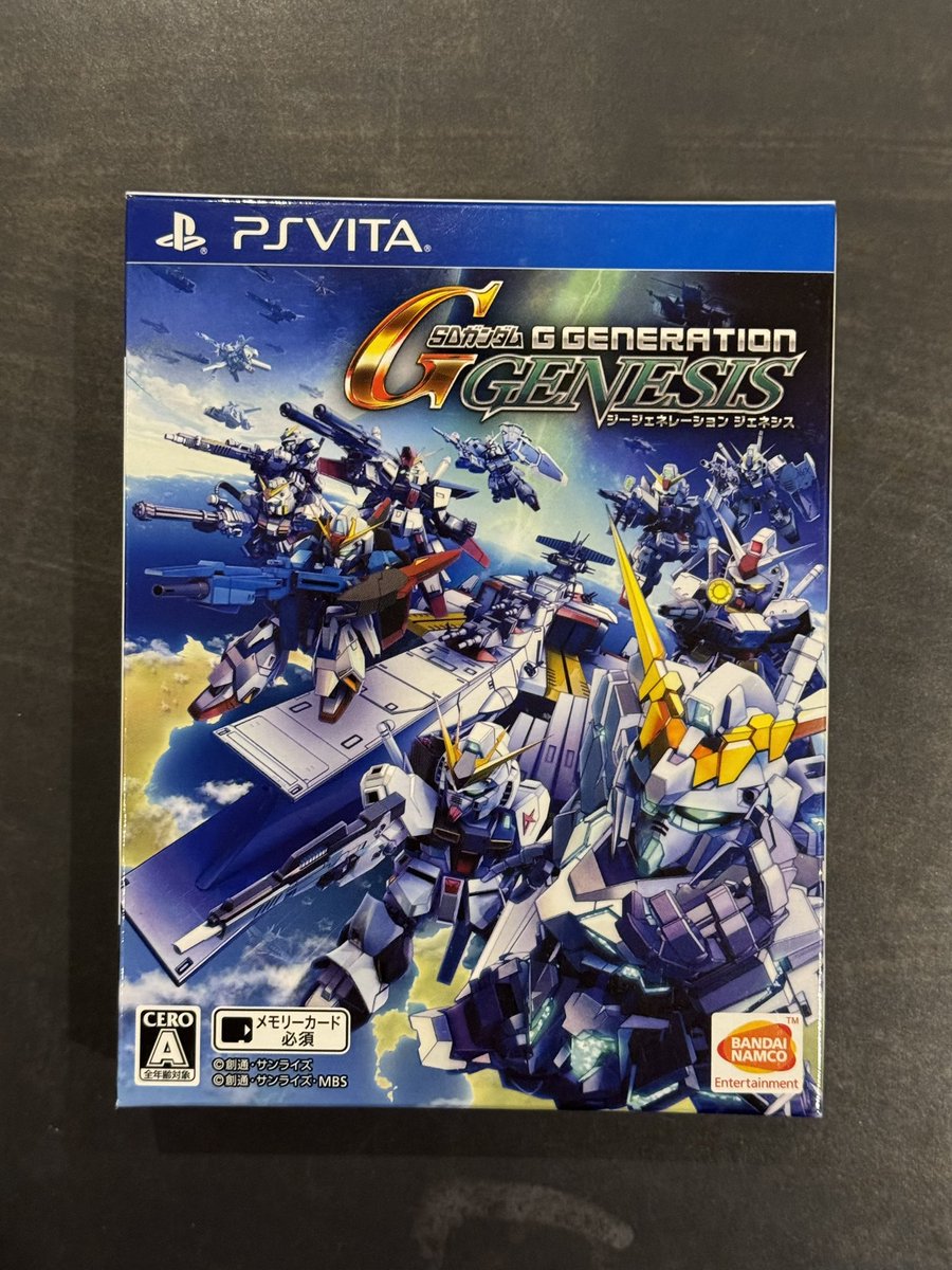 レトロゲームお宝探し

#PSVita 
#SDガンダムジージェネレーションジェネシス 

よく見かけて、欲しいなぁ…どうしようかなぁ…やっぱりなぁ…といつもスルーしてたやつをついにGETしました🤣✨