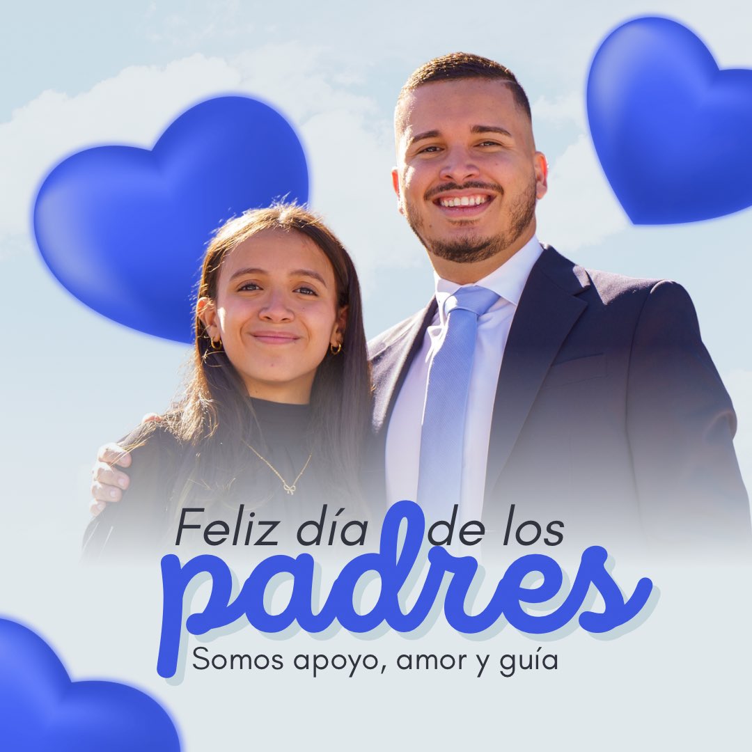 En el Día de los Padres reconocemos a quienes, con compromiso y amor, forman los pilares de nuestras familias y comunidades.

Gracias por ser ejemplo, fortaleza y guía.

💙 ¡Feliz Día de los Padres!