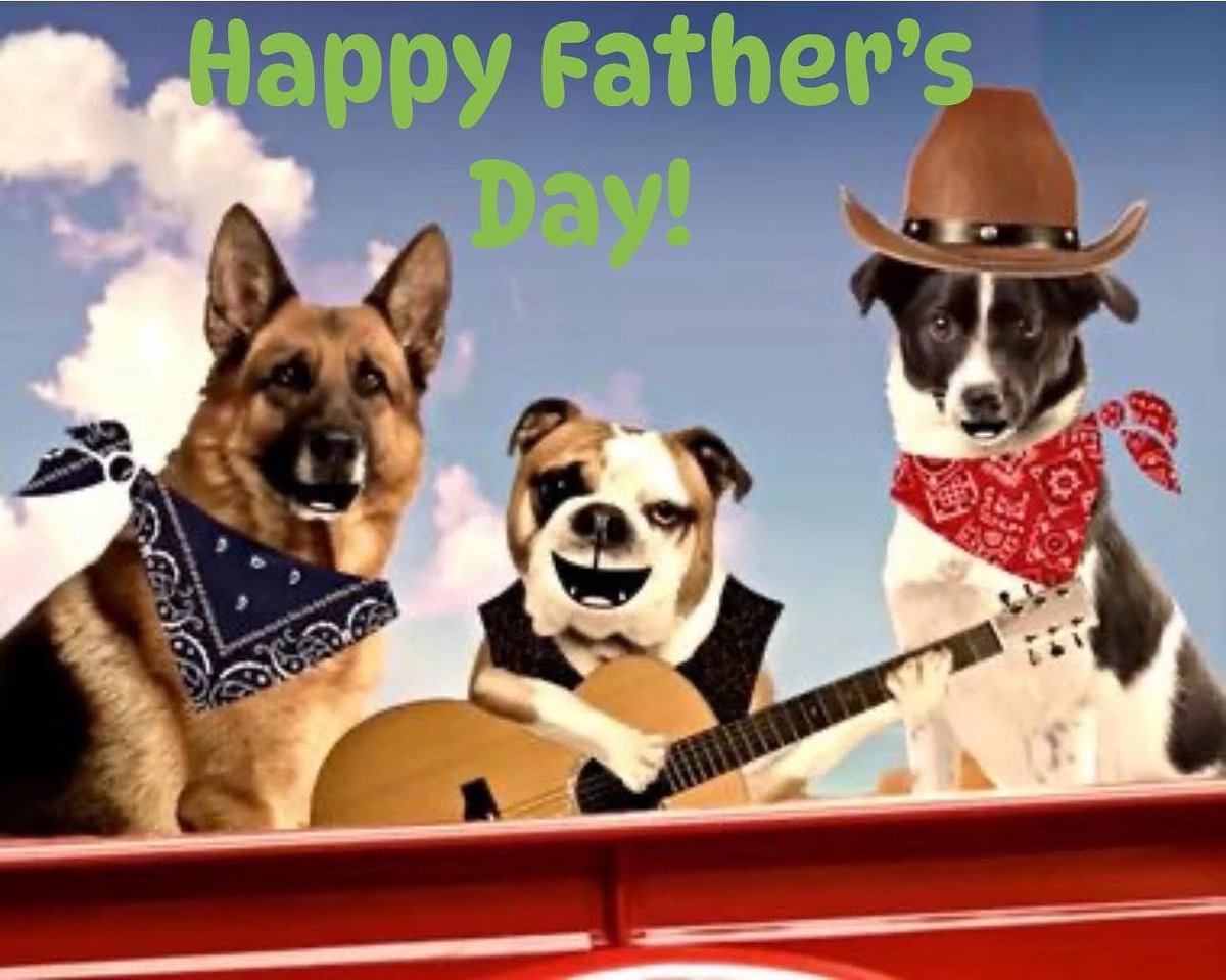 Happy Father’s Day to all the Dads out there! Whether your kids have two legs or four we want you all to know we think you are PAWSOME! Hope you all have a great day!