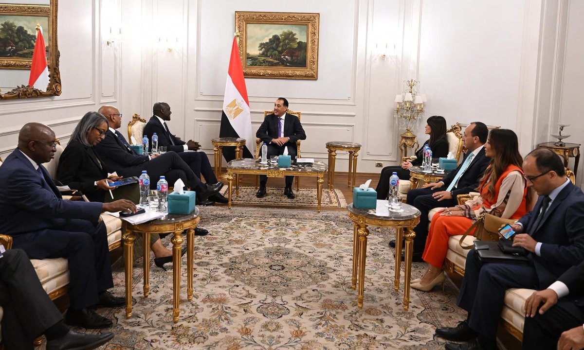 Constructive meeting with Prime Minister <a href="/MostafaMadbou10/">Mostafa Madbouly</a> and <a href="/RaniaAlMashat/">Rania A. Al Mashat</a>, where we discussed our shared vision for greater private sector participation in the economy.
Their leadership on the Asset Monetization Program—especially the airport portfolio—has been key to