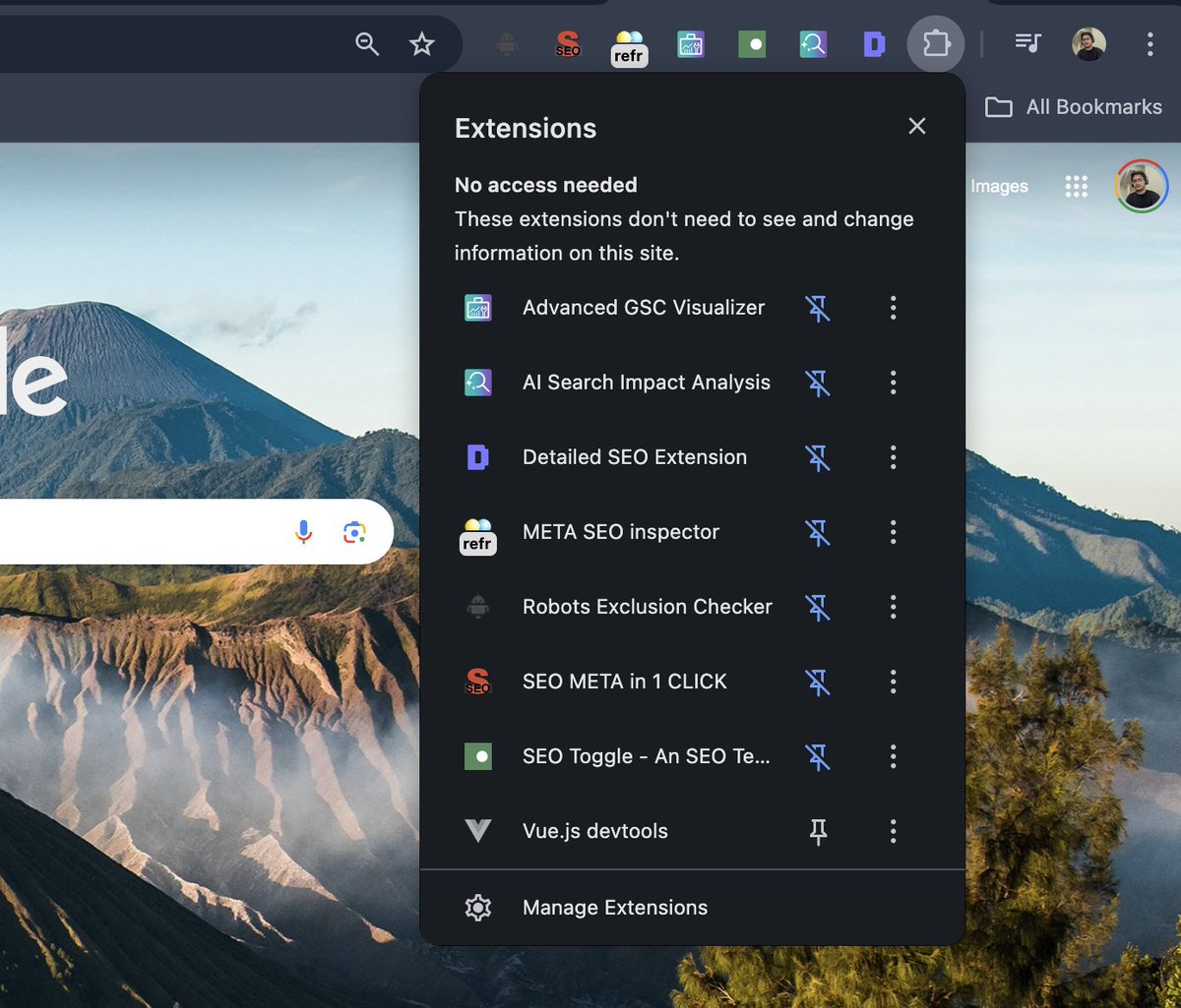 SEO Chrome Extensions I'm just using these simpler ones only.
Advanced GSC Visualizer is the my fav and it's the one that saves me the most time every week.