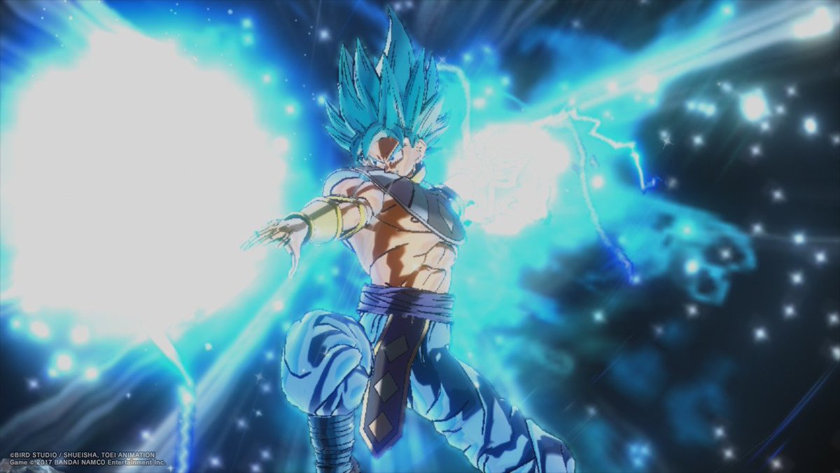 techy97450's tweet image. Nom:Zenki 
Race: Sayien
Un Sayien s&apos;élevant au niveau d&apos;un dieu en super sayien bleu

#DBXV2_SFC25_FR
