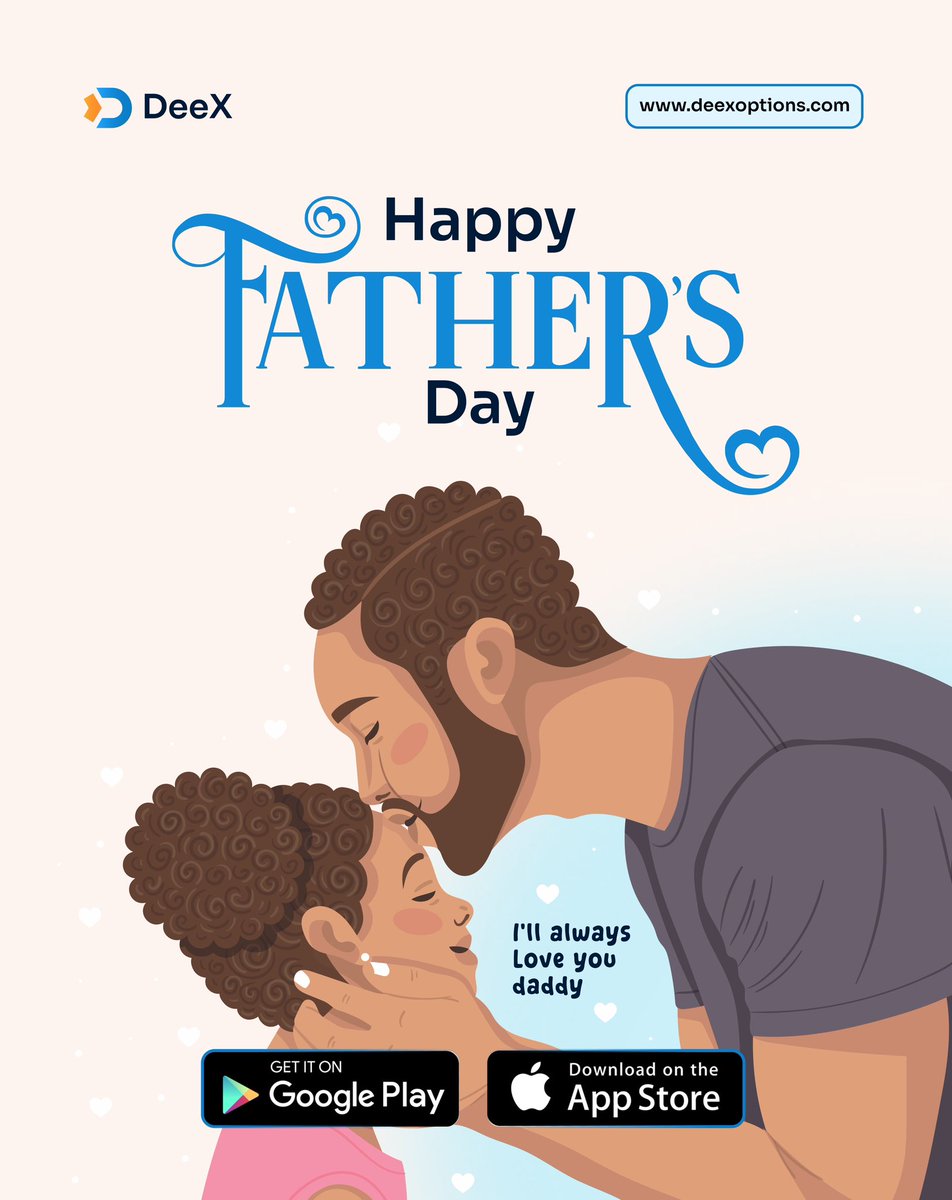 deexoptions's tweet photo. Happy Fatherโs Day to the real MVPs! ๐
Your strength, wisdom, and hustle inspire us every day โ just like the best trading strategies.
#FathersDay #DeeXOptions #CryptoDads https://t.co/YY9I15lLP1