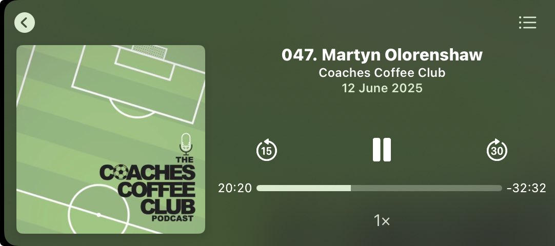 Ben Andreos (@ben_andreos) on Twitter photo As itβs the off season my <a href="/SundayShare10/">#SundayShare</a> this week is a podcast that I listened to. <a href="/coachgarlick/">Lee Garlick</a> The Coaches Coffee Club Podcast
Really insightful listen to <a href="/BCFCAcademy/">Birmingham City Academy</a> <a href="/Olorenshaw_Mart/">Martyn Olorenshaw</a> about day to day at the academy.
#coaching #learning #offseason #academy #development As itβs the off season my <a href="/SundayShare10/">#SundayShare</a> this week is a podcast that I listened to. <a href="/coachgarlick/">Lee Garlick</a> The Coaches Coffee Club Podcast
Really insightful listen to <a href="/BCFCAcademy/">Birmingham City Academy</a> <a href="/Olorenshaw_Mart/">Martyn Olorenshaw</a> about day to day at the academy.
#coaching #learning #offseason #academy #development