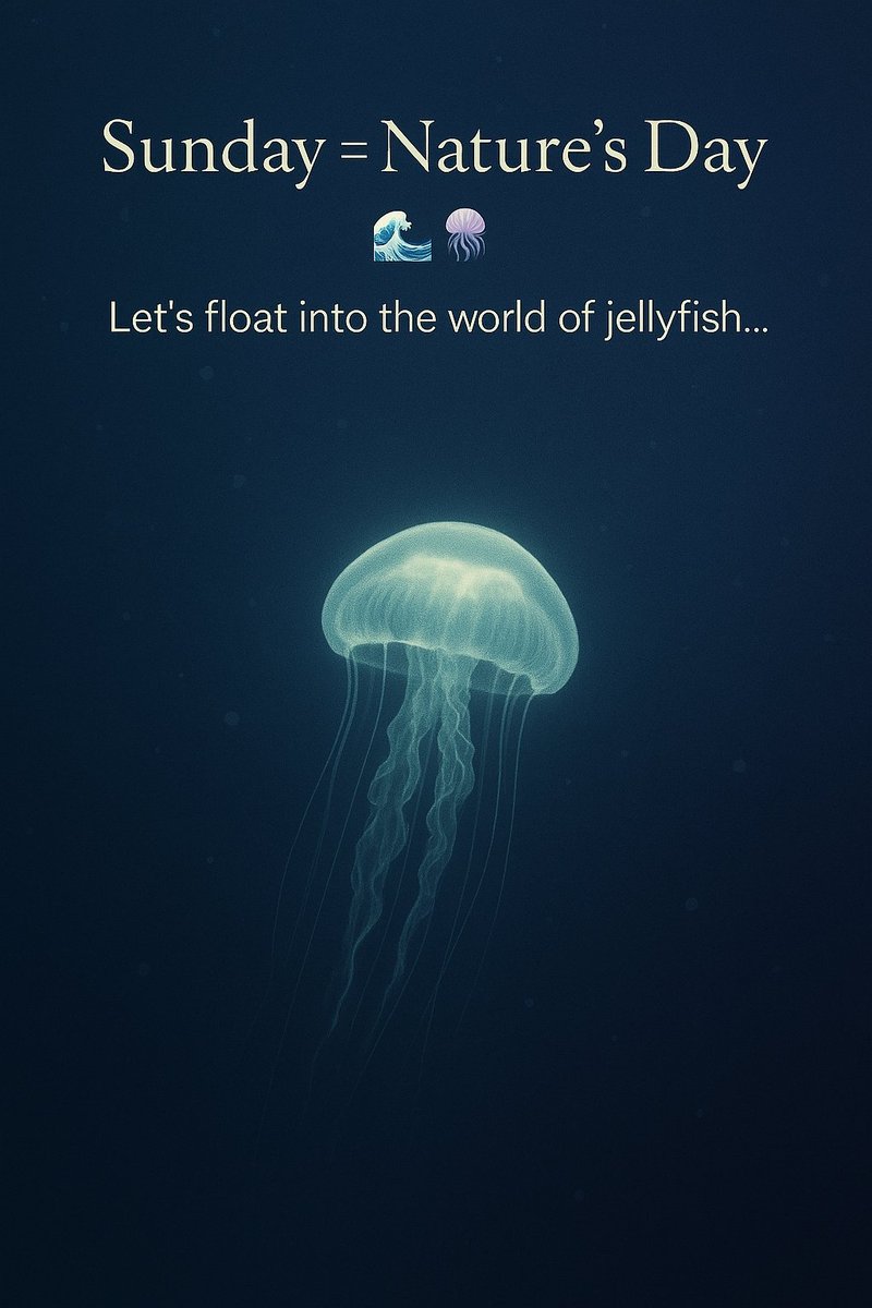 Wonders_Whys's tweet photo. Sunday = Natureโs Day ๐๐ชผ
Today, letโs float into the world of a creature thatโs been around for 500 million years, has no brain, no heart, and no bones โ yet is pure magic.
Letโs talk about jellyfish.
#NatureSunday #Jellyfish #OceanLife https://t.co/kfQE2qXygS