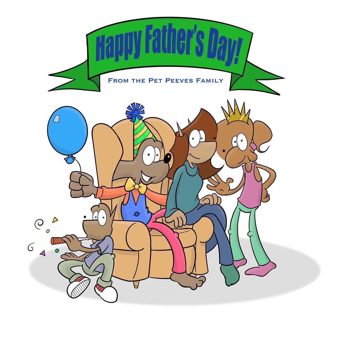 PetPeevesComic's tweet photo. Happy day to all you dads out there ! #dadcomic #dadlife #DadJokes #dad #FathersDay2025 #FathersDayGifts #father #DadLove #dad https://t.co/uYz11pbg6Y