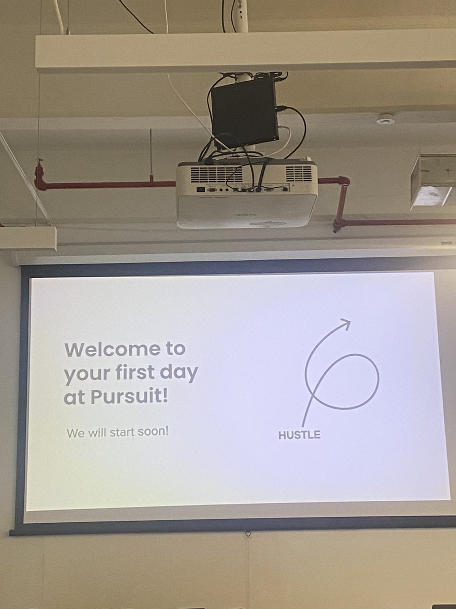 Day 1 of <a href="/joinpursuit/">Pursuit</a> was fantastic. Challenging and Exciting. I look forward to building the apps of my dreams.