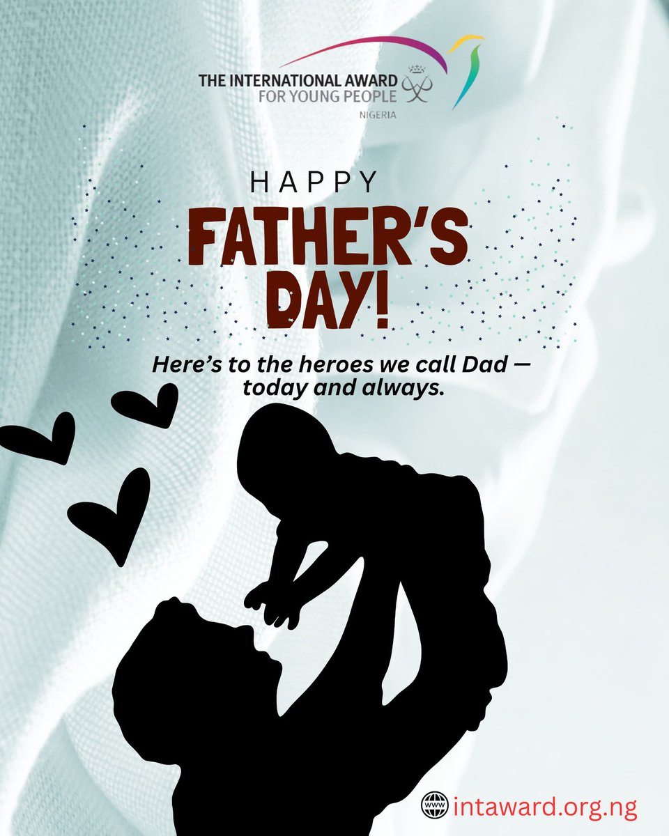 TheAwardNig's tweet photo. Today, we celebrate the strength, wisdom, and steady presence of fathers and father figures everywhere.
Thank you for being protectors, providers, teachers, and friends.
Here’s to the heroes we call Dad — today and always.
#fathersday #awardng #intaward #worldready https://t.co/UtCQZMIPB1