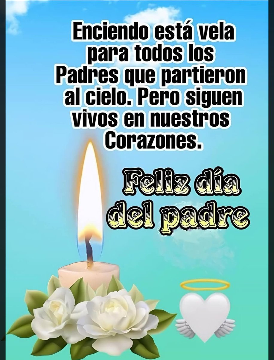 Buenos días atod@s feliz día del papá.