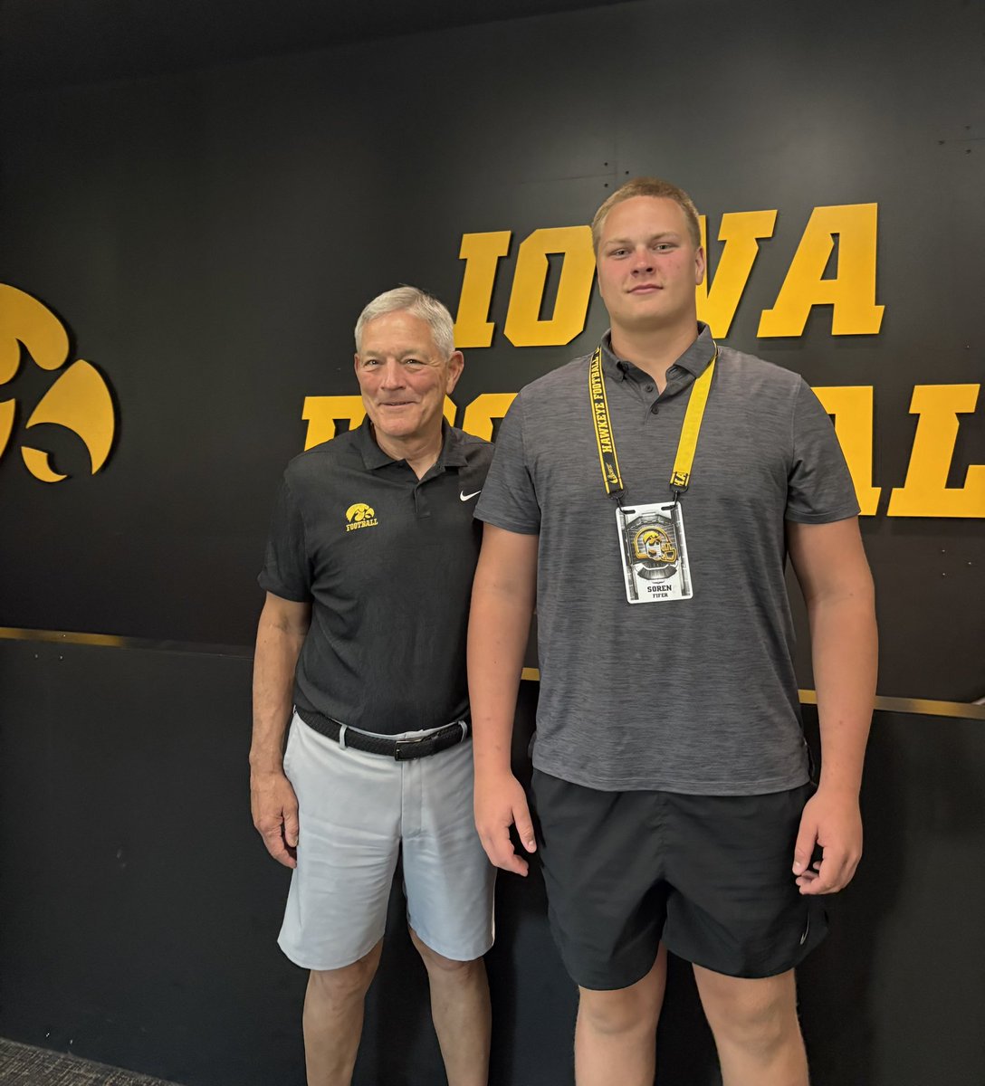 SorenFifer's tweet image. Had a great time at Iowa Yesterday. Loved talking to the offensive lineman and especially @CoachBarnett_OL. Thanks for having me and looking forward to the future!