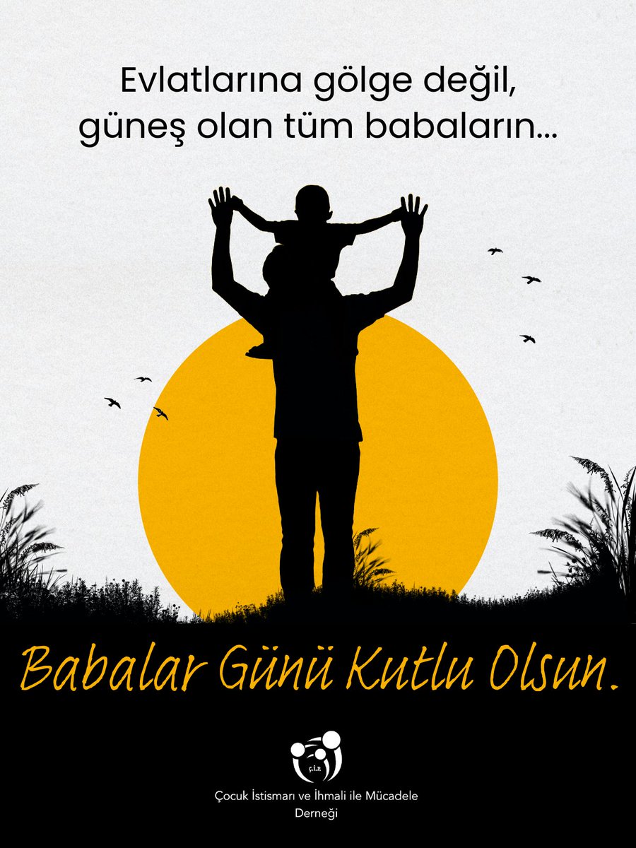 Evlatlarına gölge değil, güneş olan tüm babaların Babalar Günü Kutlu Olsun!

#BabalarGünü