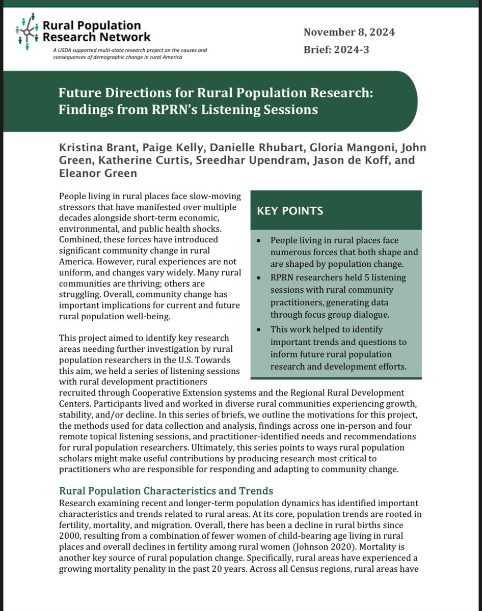 jdekoff's tweet photo. Our recent report based on listening sessions for rural practitioners identified a concern for the lack of news information in rural areas.

Now is not the time to remove funding for @NPR and the @CPBmedia as it will specifically affect these rural areas. Contact your senators. https://t.co/vn3gplLHZt