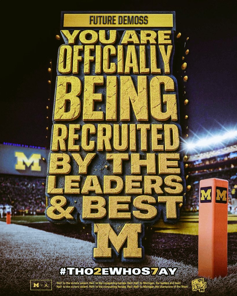 BrianF_Demoss's tweet image. Much Love Wolverines 🔵🟡💪🏾💪🏾💪🏾🏈🏈🙏🏿🙏🏿👀👀👀 #Wolverines #UniversityofMichigan #brickbybrick #michiganwolverines