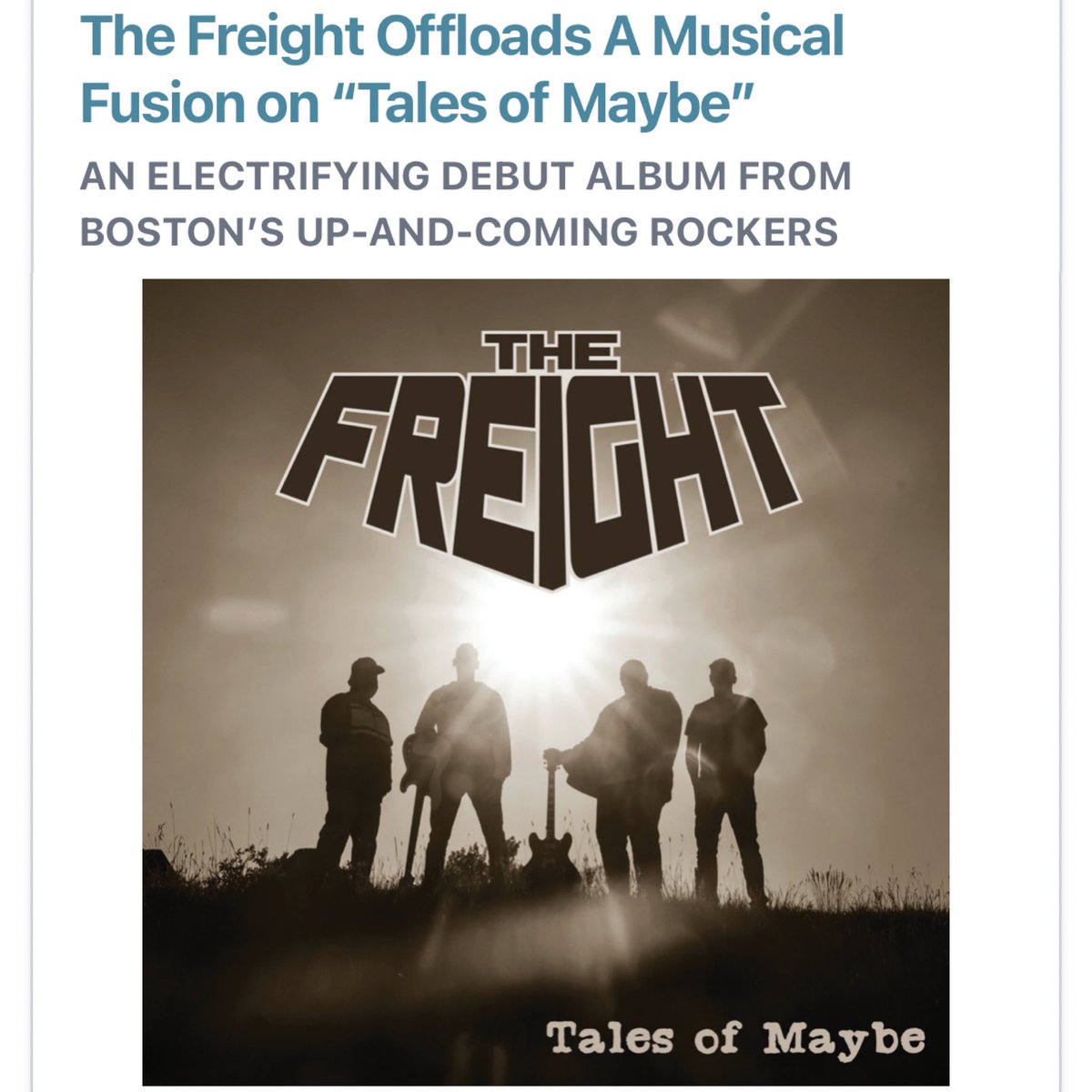 The Record Spinner (@record_spinner) on Twitter photo As if yesterday’s RCK episode wasn’t enough, I reviewed The Freight’s “Tales of Maybe” for <a href="/tracking_angle/">Tracking Angle</a> ! All you analog enthusiasts will adore this record, trust me! Give it a read!
#thefreight #talesofmaybe #trackingangle #albumreview
trackingangle.com/music/the-frei… As if yesterday’s RCK episode wasn’t enough, I reviewed The Freight’s “Tales of Maybe” for <a href="/tracking_angle/">Tracking Angle</a> ! All you analog enthusiasts will adore this record, trust me! Give it a read!
#thefreight #talesofmaybe #trackingangle #albumreview
trackingangle.com/music/the-frei…