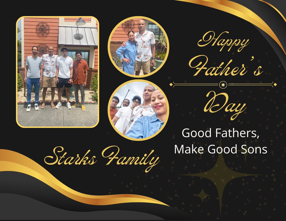 byronstarks's tweet image. Happy Father’s Day!