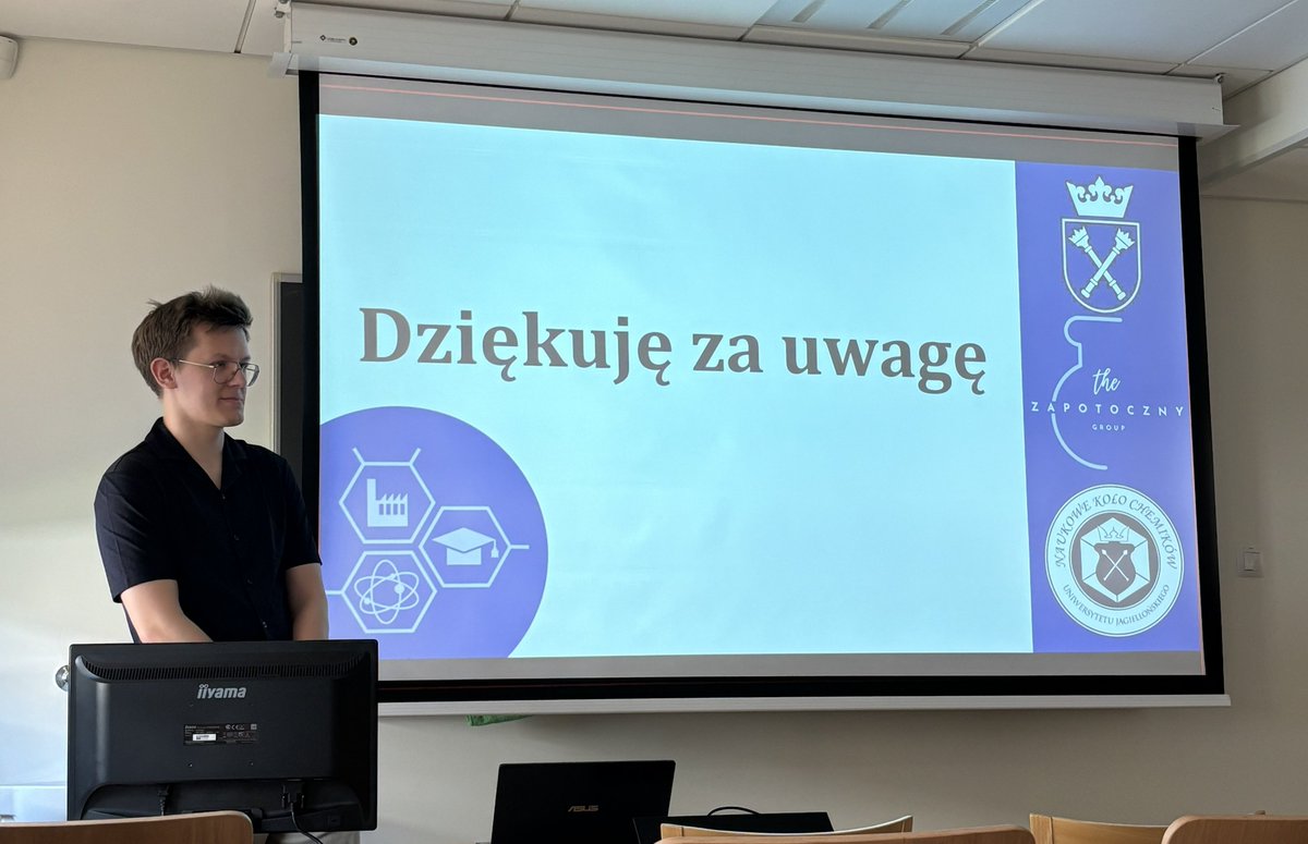 🎉 Congratulations to our student Mateusz Głowacki-Grzyb for winning the Audience Award for Best Presentation at the 16th International Scientific Conference Horizons of Science!