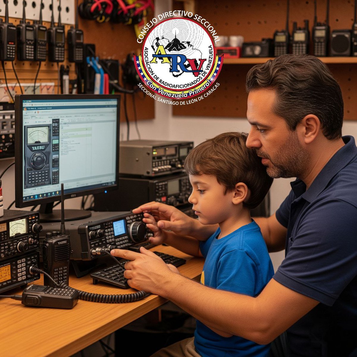 YV5ARV's tweet photo. ¡Feliz Día del Padre, Colegas y Amigos Radioaficionados!

Desde la Asociación de Radioaficionados de Venezuela, Seccional Santiago de León de Caracas YV5ARV, extendemos hoy nuestro más sincero reconocimiento y una calurosa felicitación a todos los padres en su día! https://t.co/wUniNBIEeL