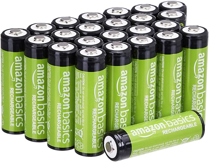 semmedianinja's tweet image. Amazon Basics Rechargeable AA Batteries, 24-Count, 2000 mAh, NiMH, Recharge up to 1000x Times, Pre-Charged is on sale for 21% off ($18.85) on Amazon (ad) #AABatteries #batteries #sale #amazon 

amzn.to/4jNnioD