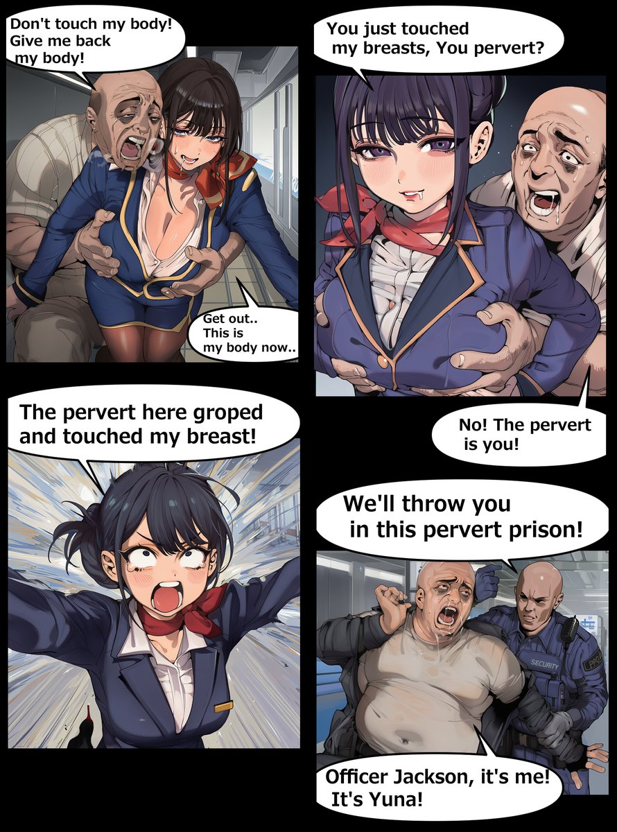 bramodel00's tweet photo. 🚨 An old man and a sexy flight attendant suddenly switch bodies?!

From chaos… to obsession.  
Her body is mine now 💋

🔞 Full uncensored transformation comic:  
👉 https://t.co/HWM6pjIgDb

#TSart #Genderbender #TransformationArt  
#GenderTransformation #MTF #Feminization https://t.co/Hjg81hRKtQ
