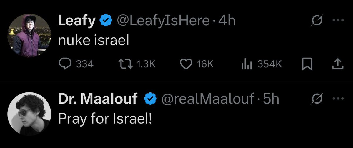 There’s two types of ppl on x rn