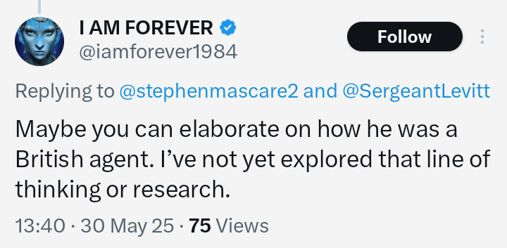 <a href="/iamforever1984/">I AM FOREVER</a> 🟥 MANY RED FLAGS: It's obvious what's going on with your recent arrival on the 'Crown scene'.

Your raison d'etre: to make sure sufficient doubt is sown in the minds of onlookers. You're not the first to use this classic tactic on the topic of the Crown.
x.com/Private_JKR/st…